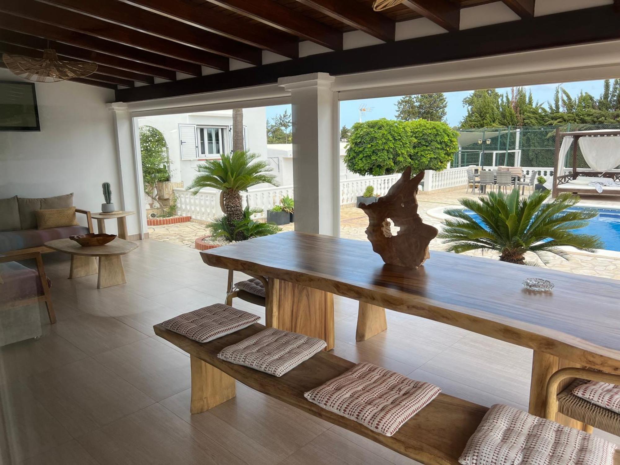 Villa Can Raes San Rafael De Sa Creu Bagian luar foto