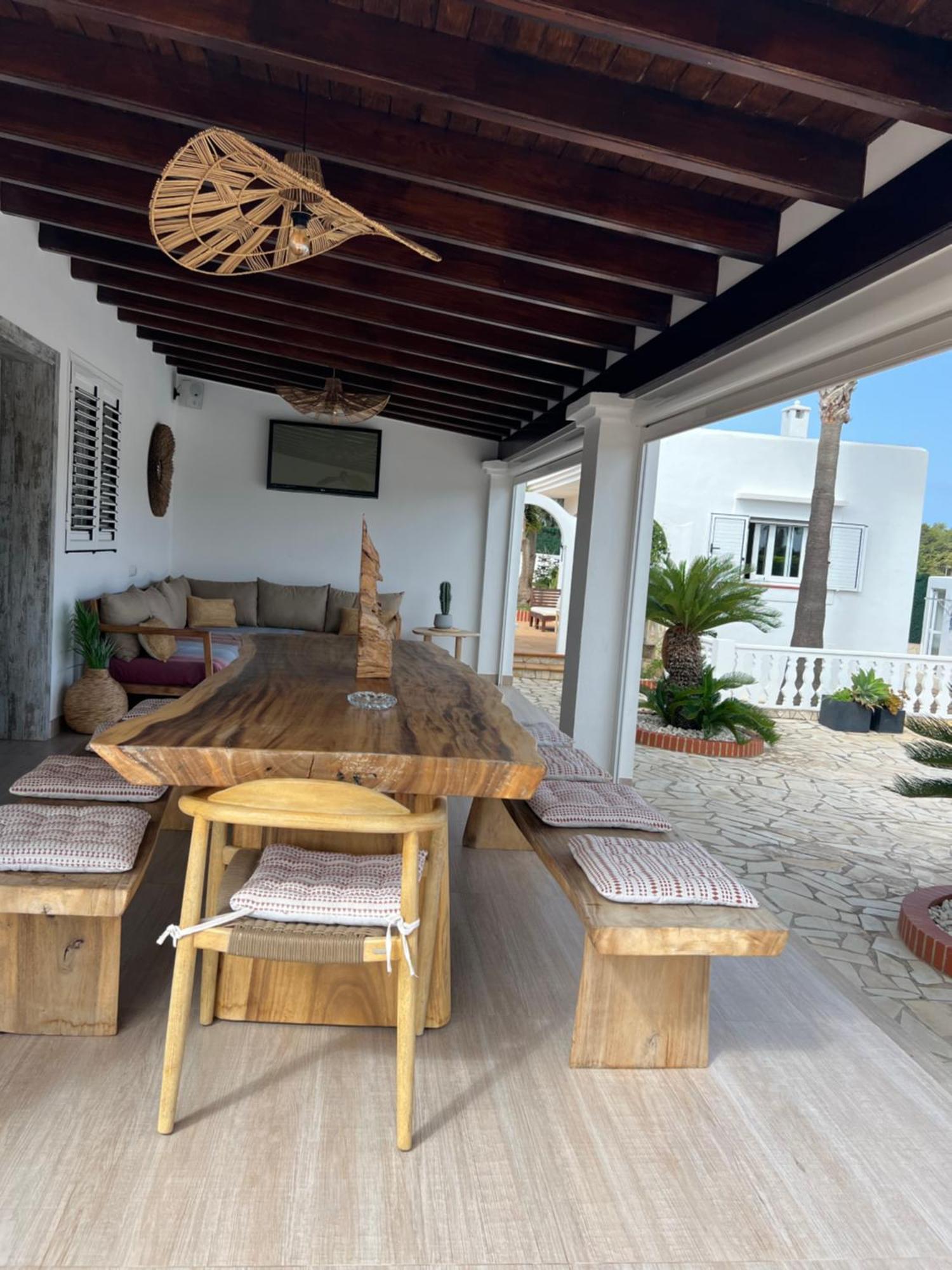 Villa Can Raes San Rafael De Sa Creu Bagian luar foto