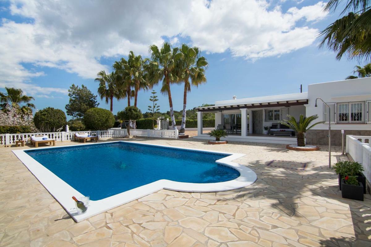 Villa Can Raes San Rafael De Sa Creu Bagian luar foto